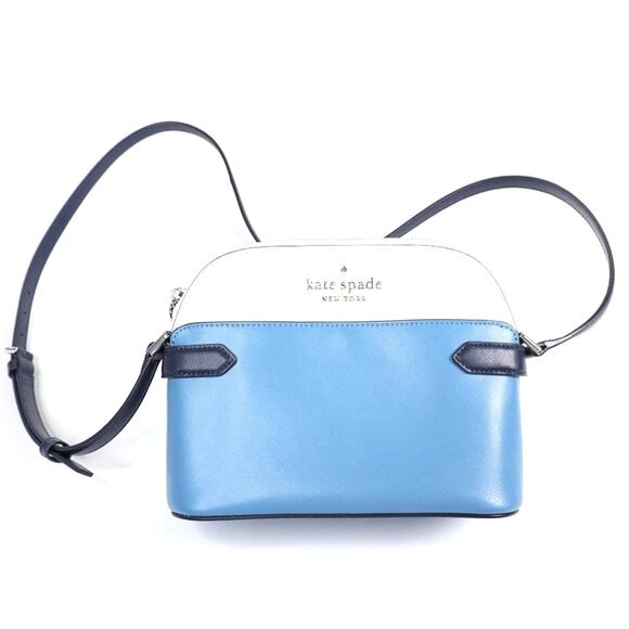 kate spade Handbags - Kate Spade Staci Colorblock Dome Crossbody Bag - Niagara Blue/Multi - NWT
